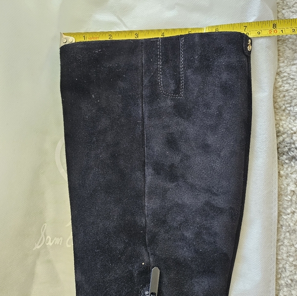 New! Sam edelman uma black suede knee high boots 6.5 - Picture 12 of 12